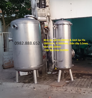 sp bình lọc áp lực inox