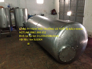 bình lọc áp lực inox sus 304